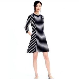 Banana Republic 3/4 sleeve striped knit dress, 2P